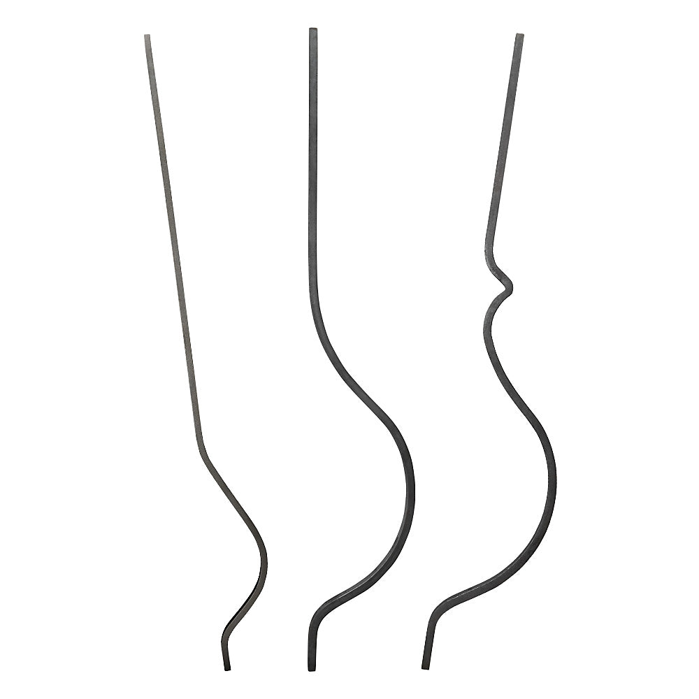 Steel Bowed Balusters for Balconies