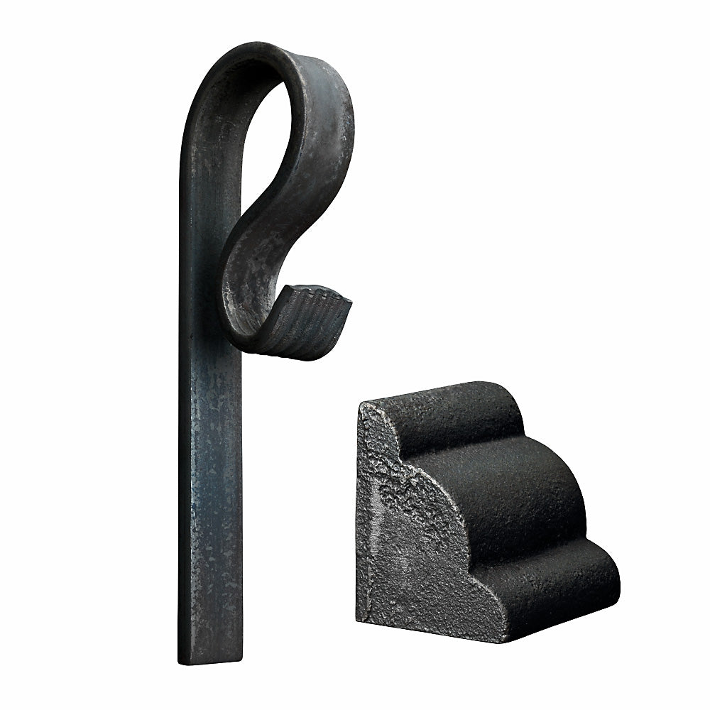 Gate Crooks Gate Crooks & Corner Blocks - DC Iron