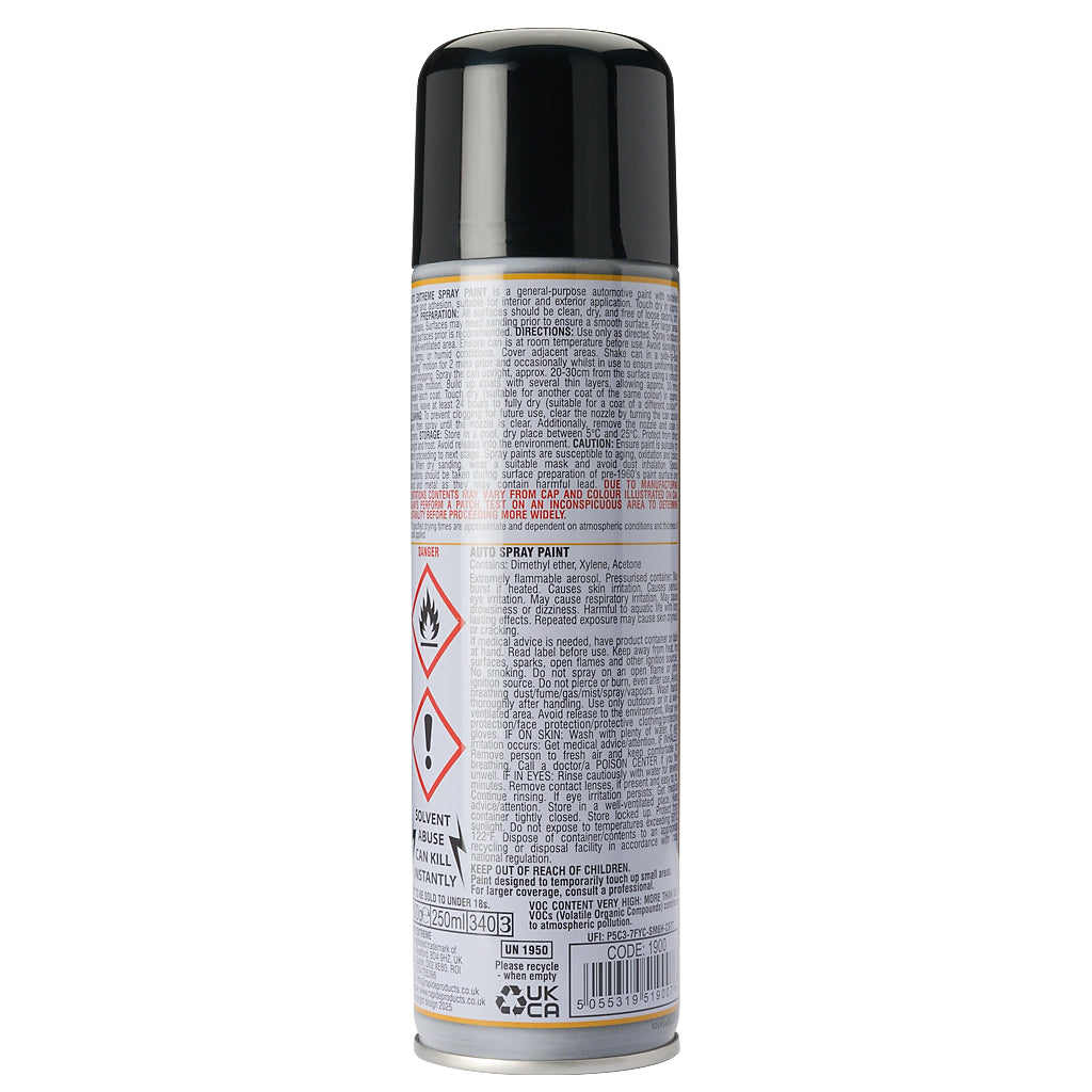 Spray Paint Matt Black 250ml