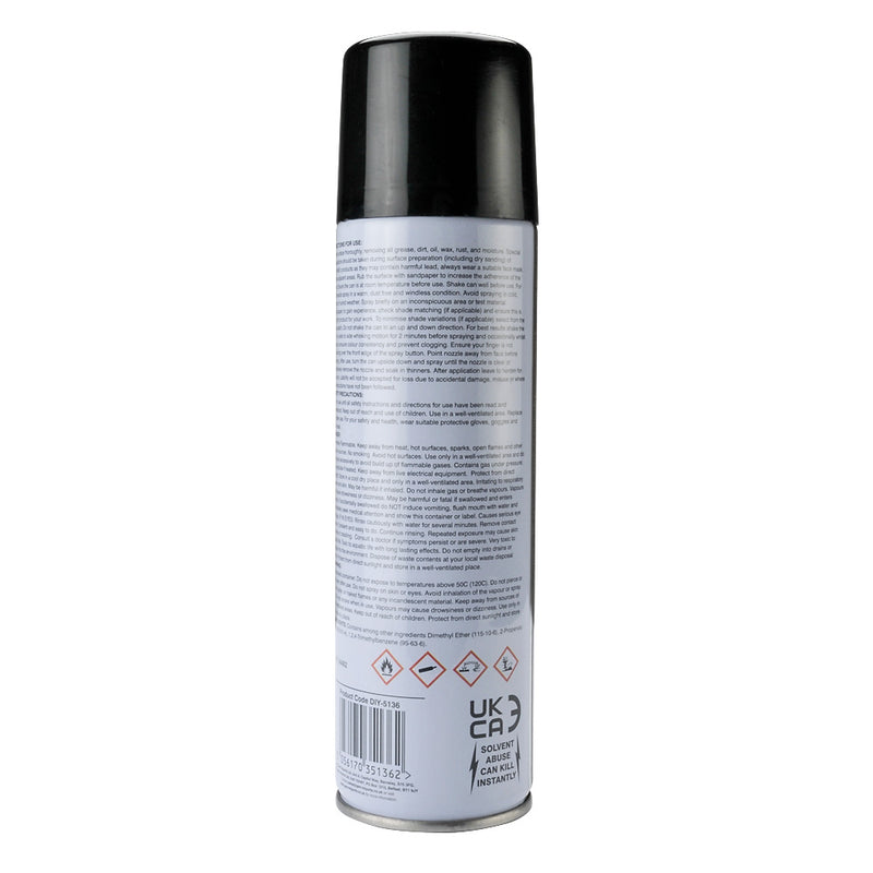 Spray Paint Satin Black 250ml