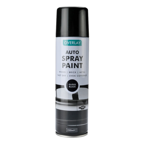 Spray Paint Gloss Black 250ml