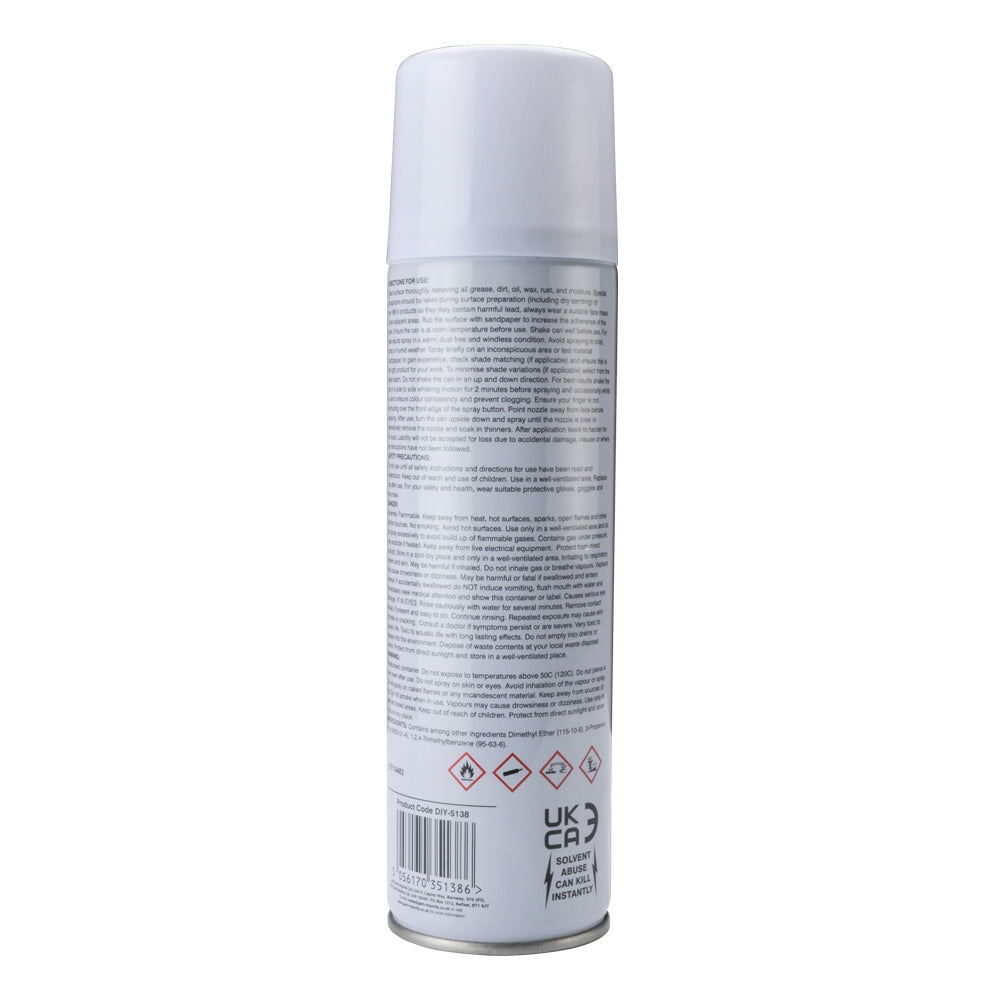 Spray Paint Gloss White 250ml