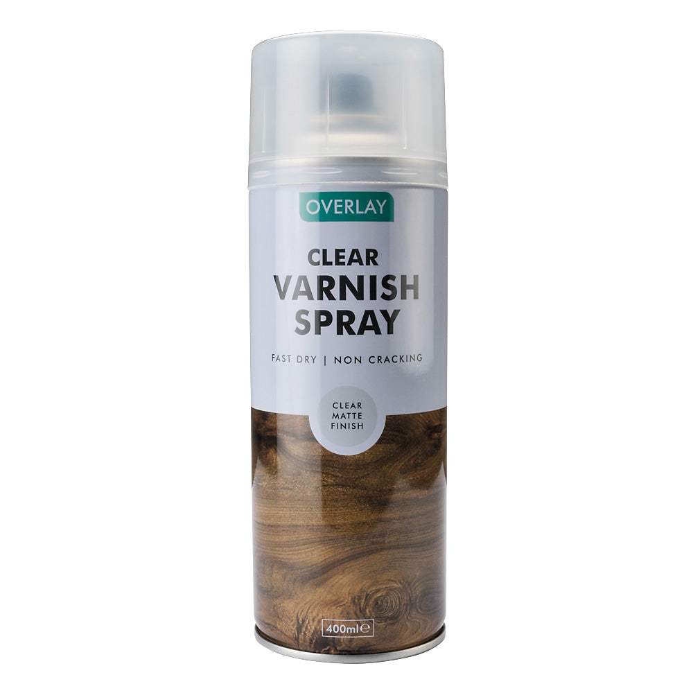 Spray Paint Clear Varnish Gloss Finish 400ml