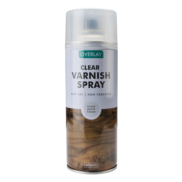 Spray Paint Clear Varnish Gloss Finish 400ml
