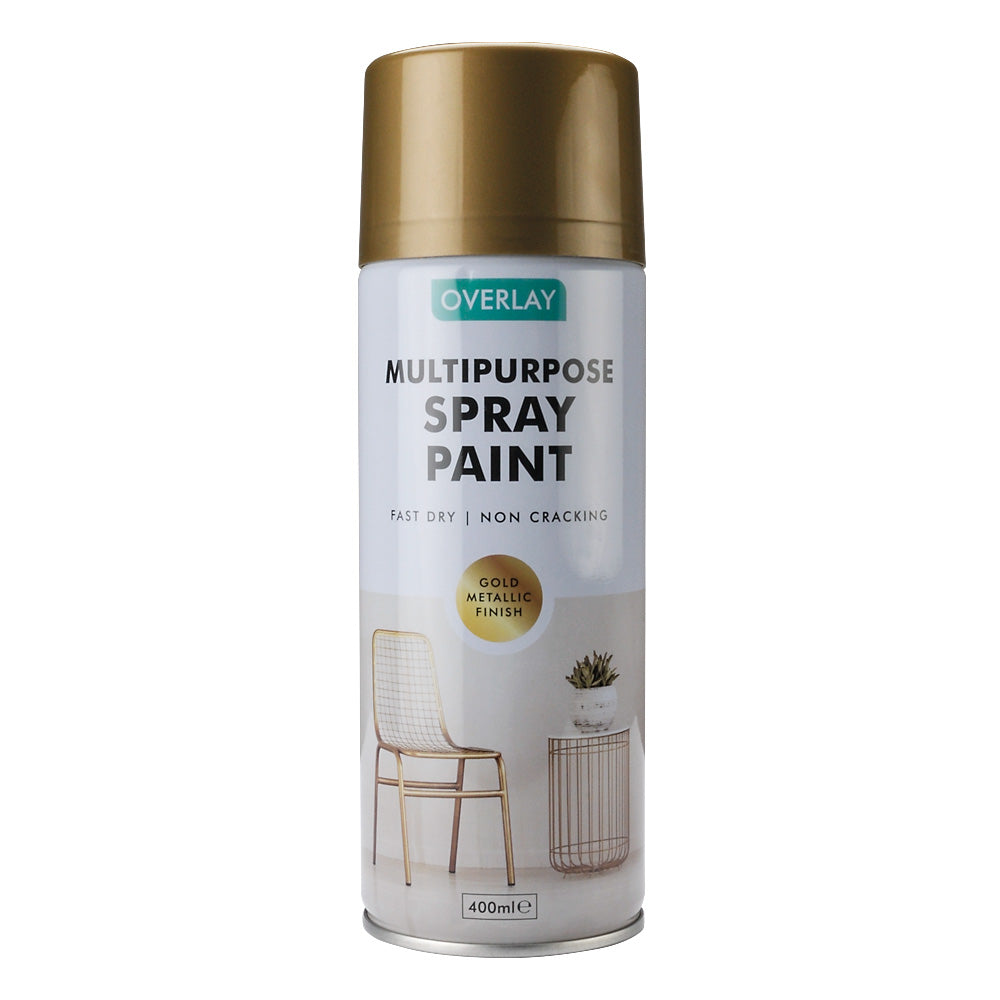 Spray Paint Gold Metallic Finish 400ml