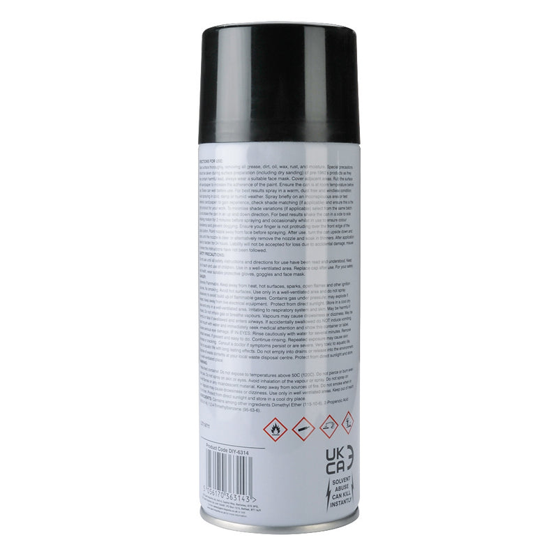 Spray Paint Gloss Black Finish 400ml