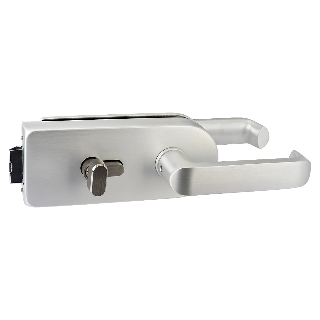 Aluminium Glass To Wall Gate Lock With 3 Keys To Suit 10-12mm Glass