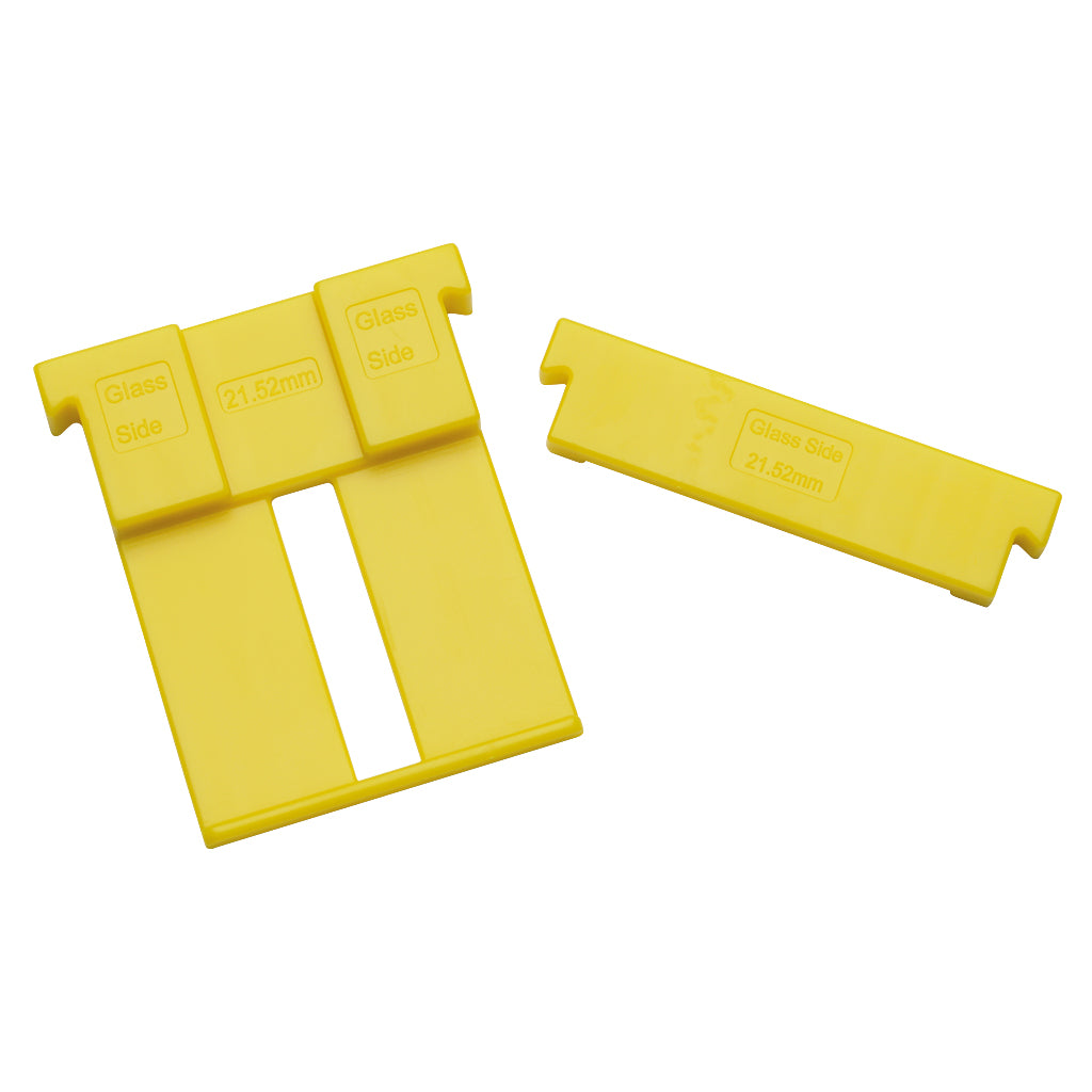 Adjustable Aluminium Channel Glass Kit 5000mm, To Suit 21.52mm Glass