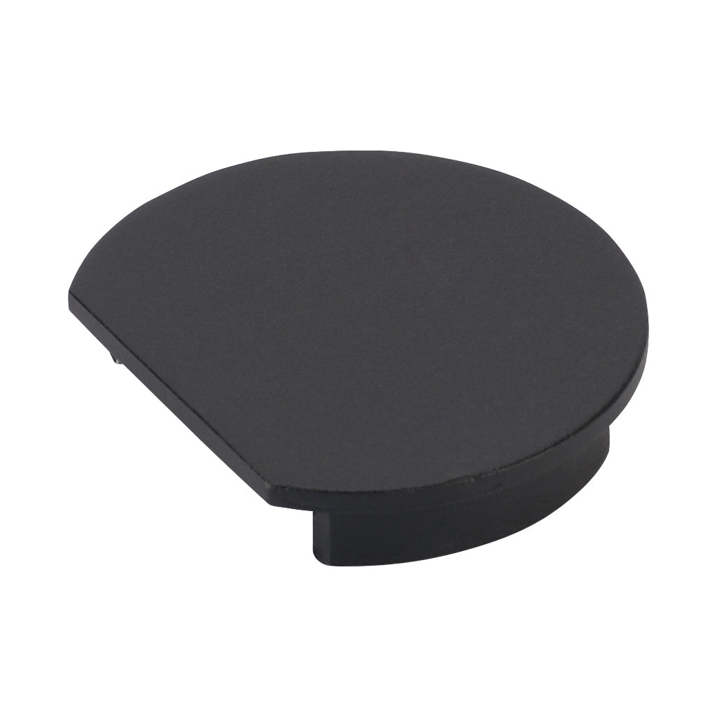 End Cap For Aluminium Slotted Tube 42.4mm Black