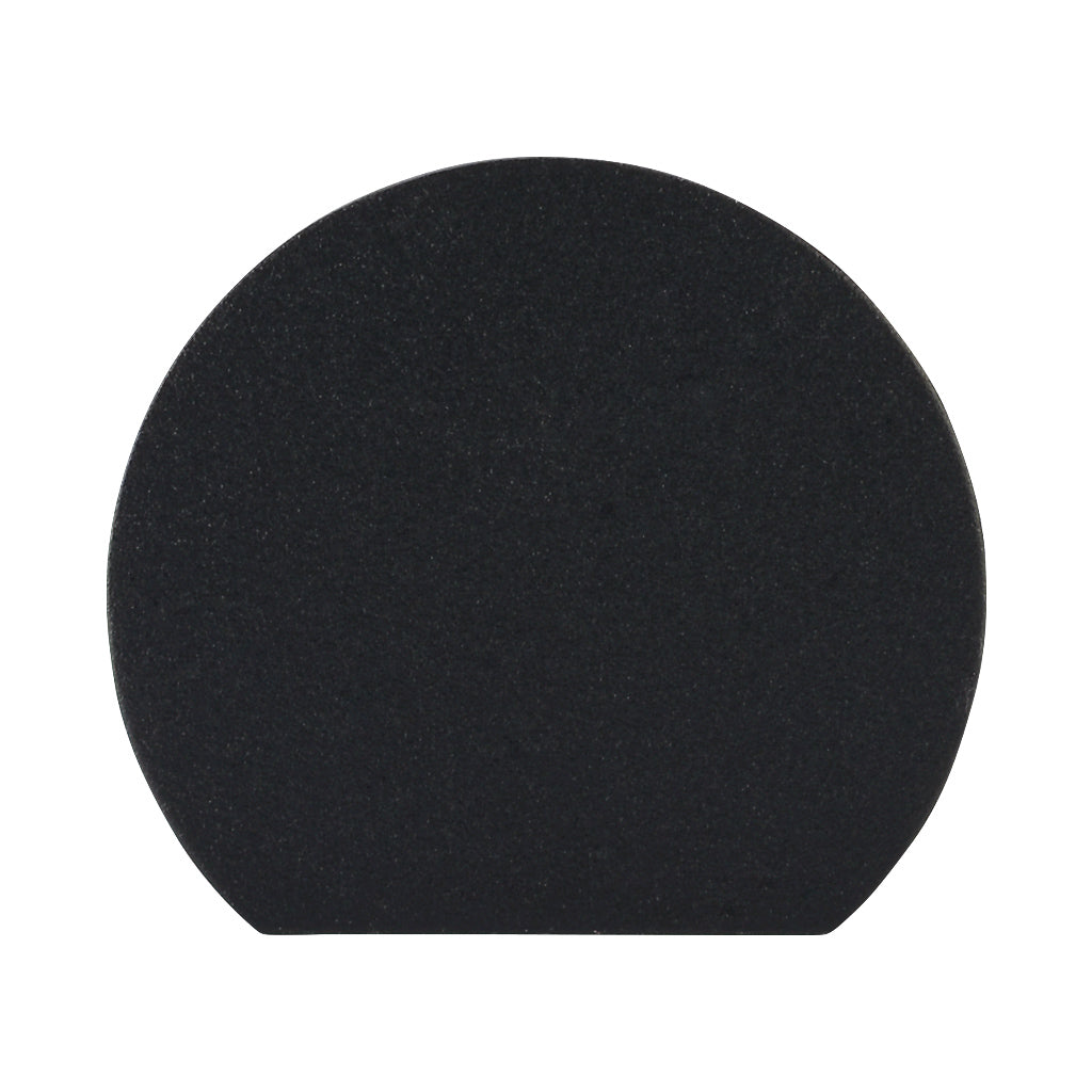 End Cap For Aluminium Slotted Tube 42.4mm Black