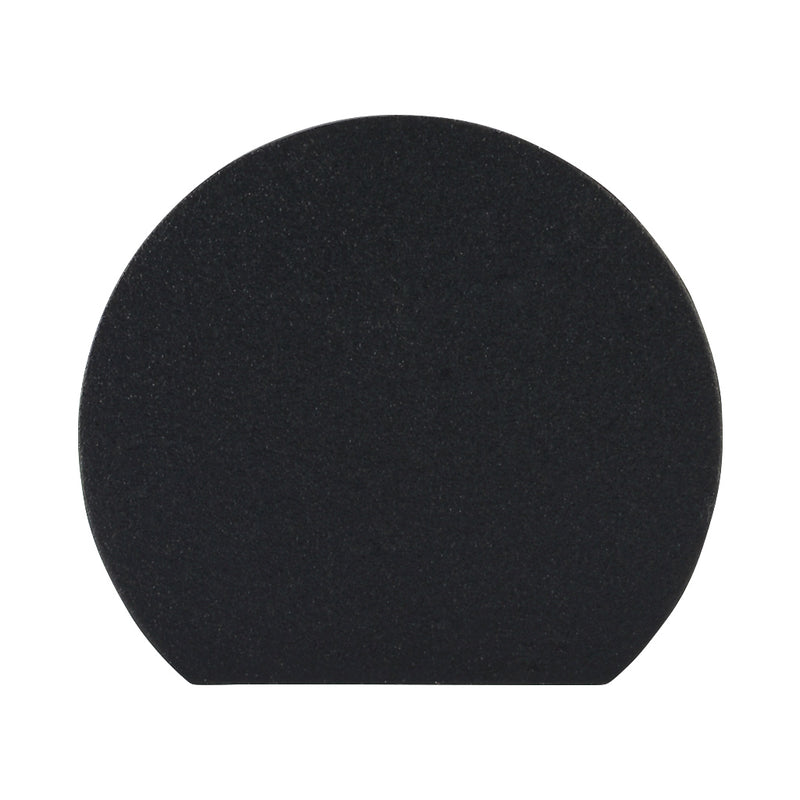 End Cap For Aluminium Slotted Tube 42.4mm Black