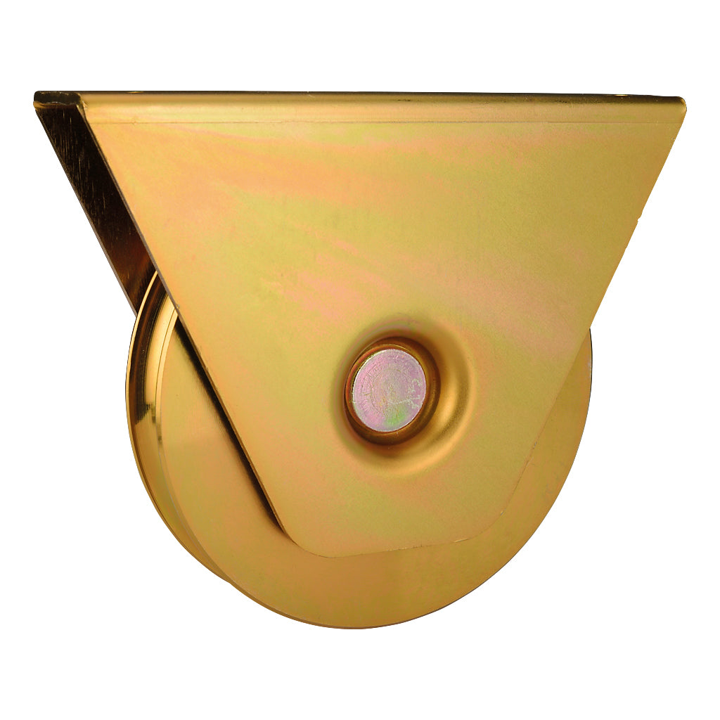 140mm Diameter Box Section Slider Wheel To Suit 20mm Diameter Track