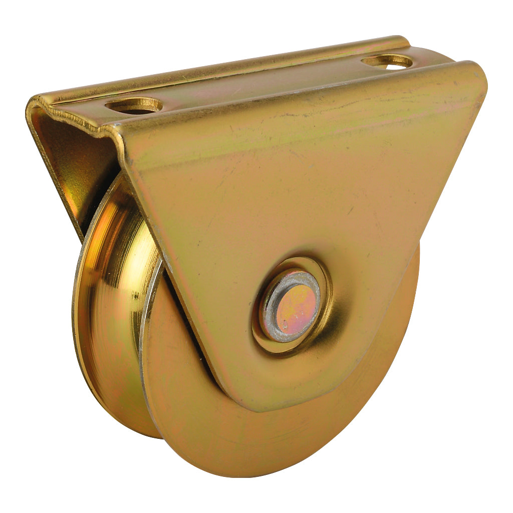 80mm Diameter Box Section Slider Wheel To Suit 20mm Diameter Track