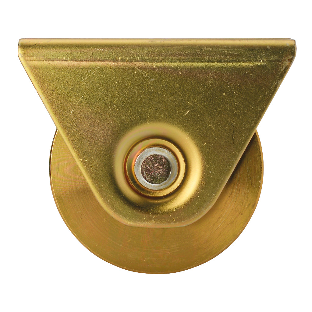 80mm Diameter Box Section Slider Wheel To Suit 20mm Diameter Track