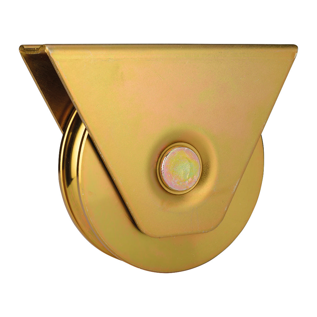 120mm Double Bearing Box Section Slider Wheel To Suit 20mm Diameter Track