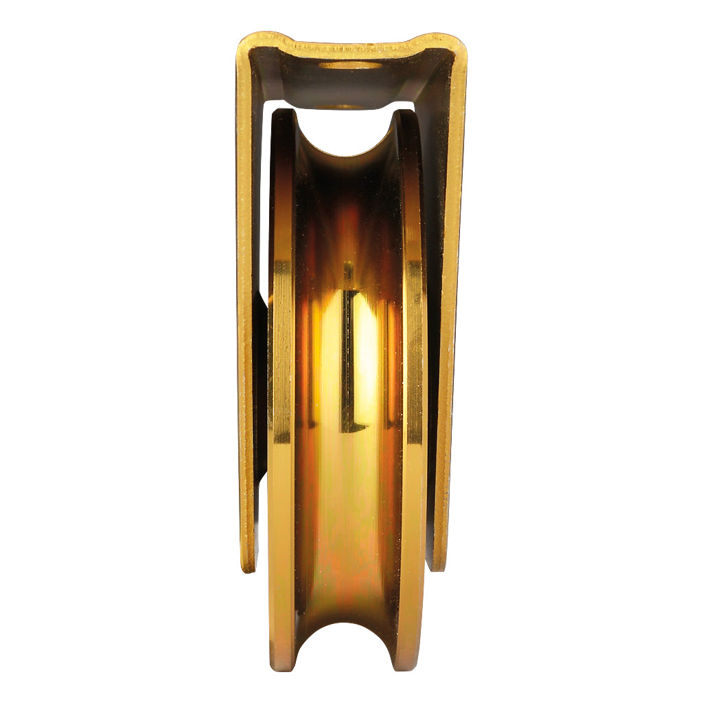 120mm Double Bearing Box Section Slider Wheel To Suit 20mm Diameter Track