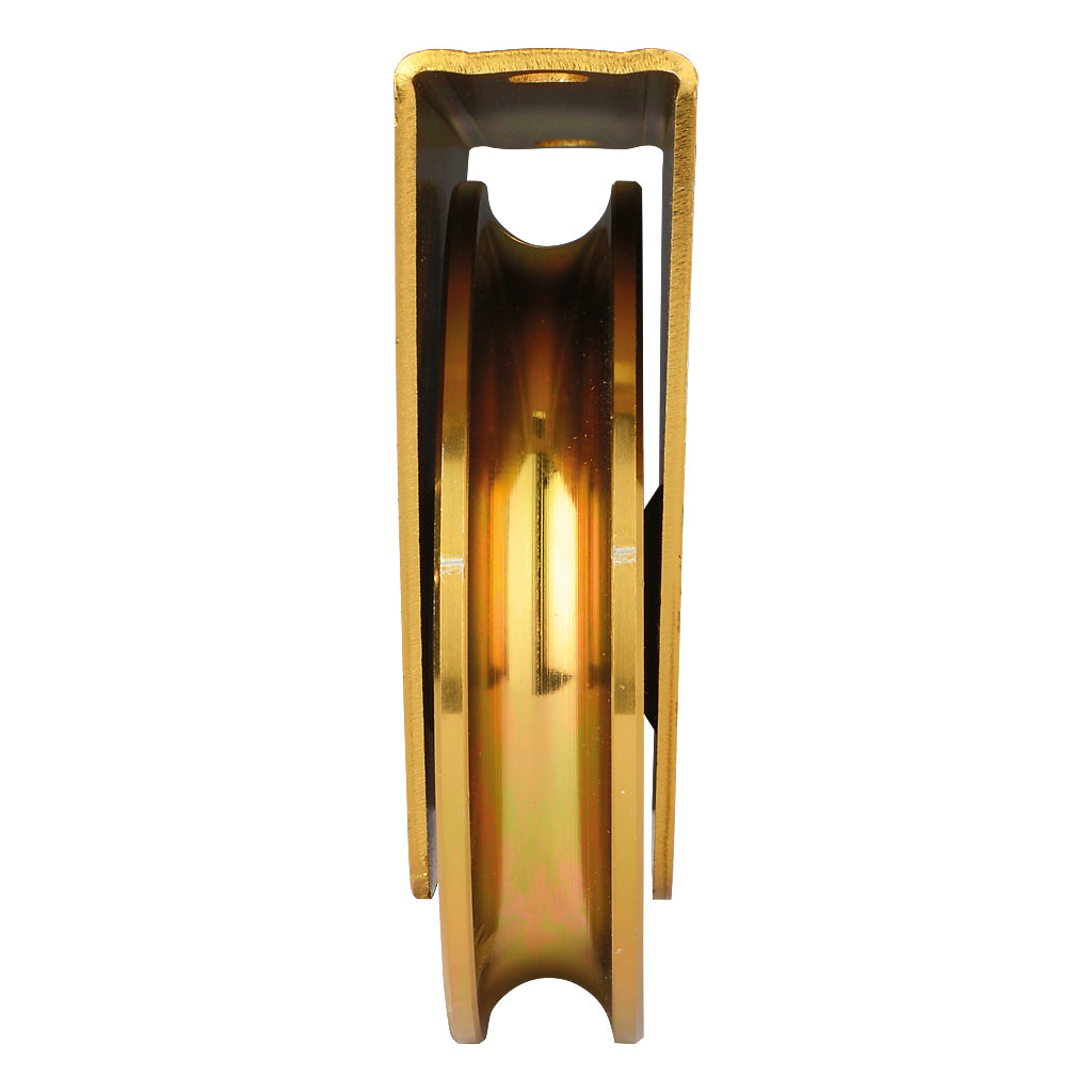 140mm Double Bearing Box Section Slider Wheel To Suit 20mm Diameter Track
