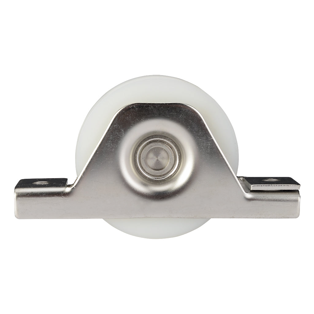 80mm Nylon Internal Box Section Slider Wheel To Suit V Section Ground Track