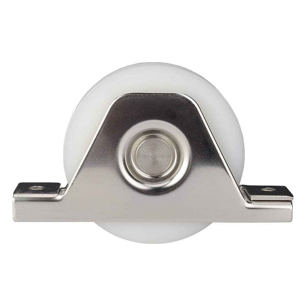 100mm Nylon Internal Box Section Slider Wheel To Suit V Section Ground Track