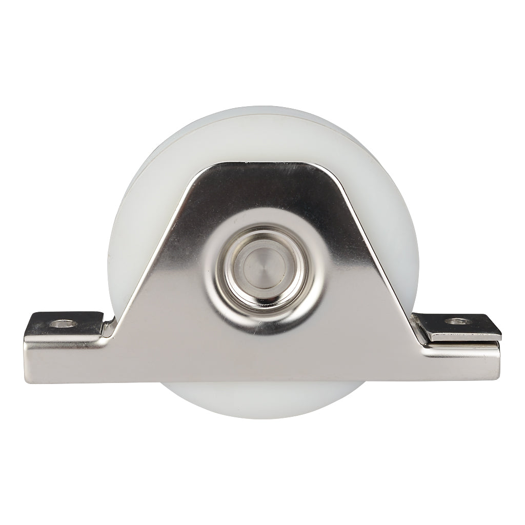 100mm Nylon Internal Box Section Slider Wheel To Suit 20mm Diameter Track