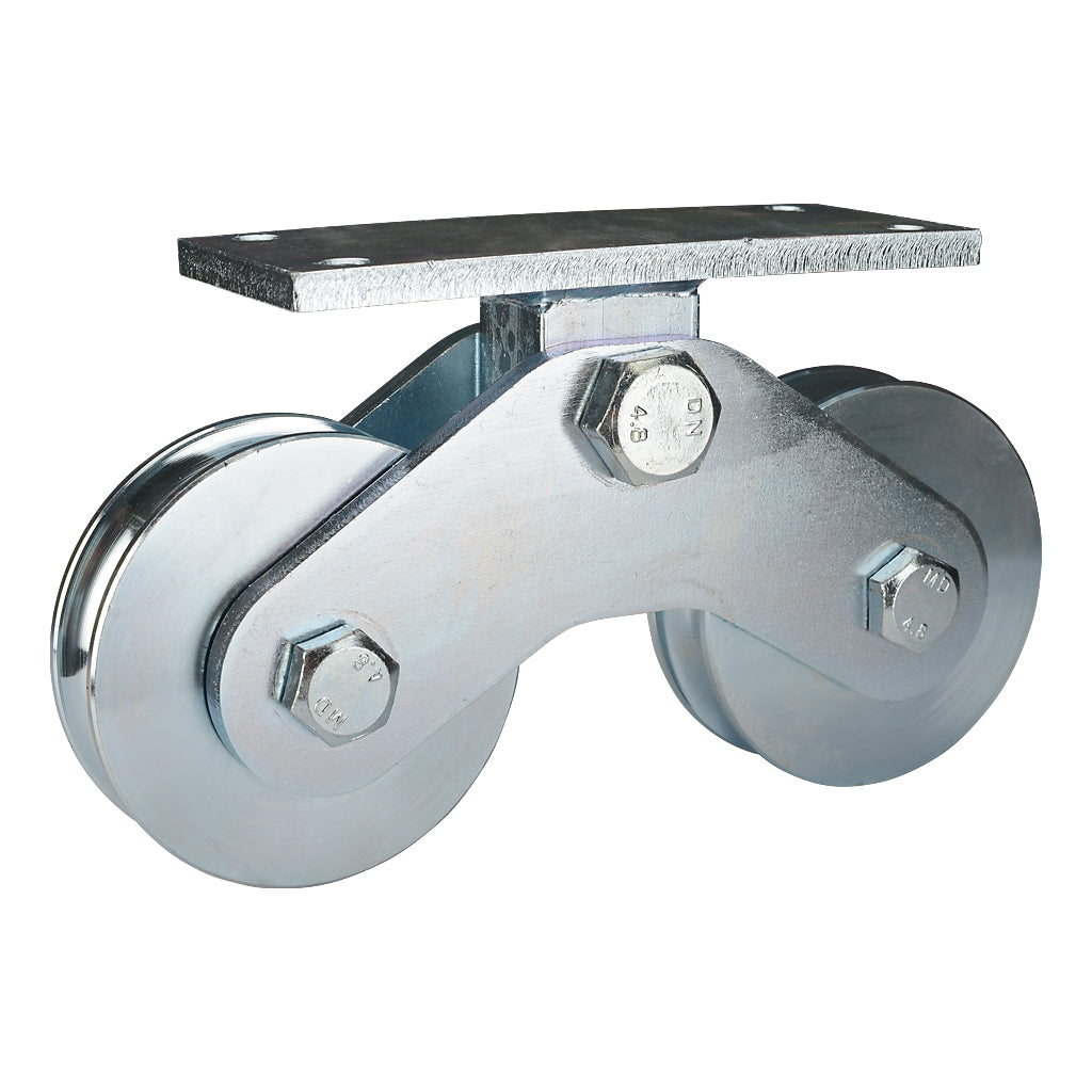 100mm Diameter Heavy Duty Double Sliding Gate Wheels To Suit 20mm Diameter Track