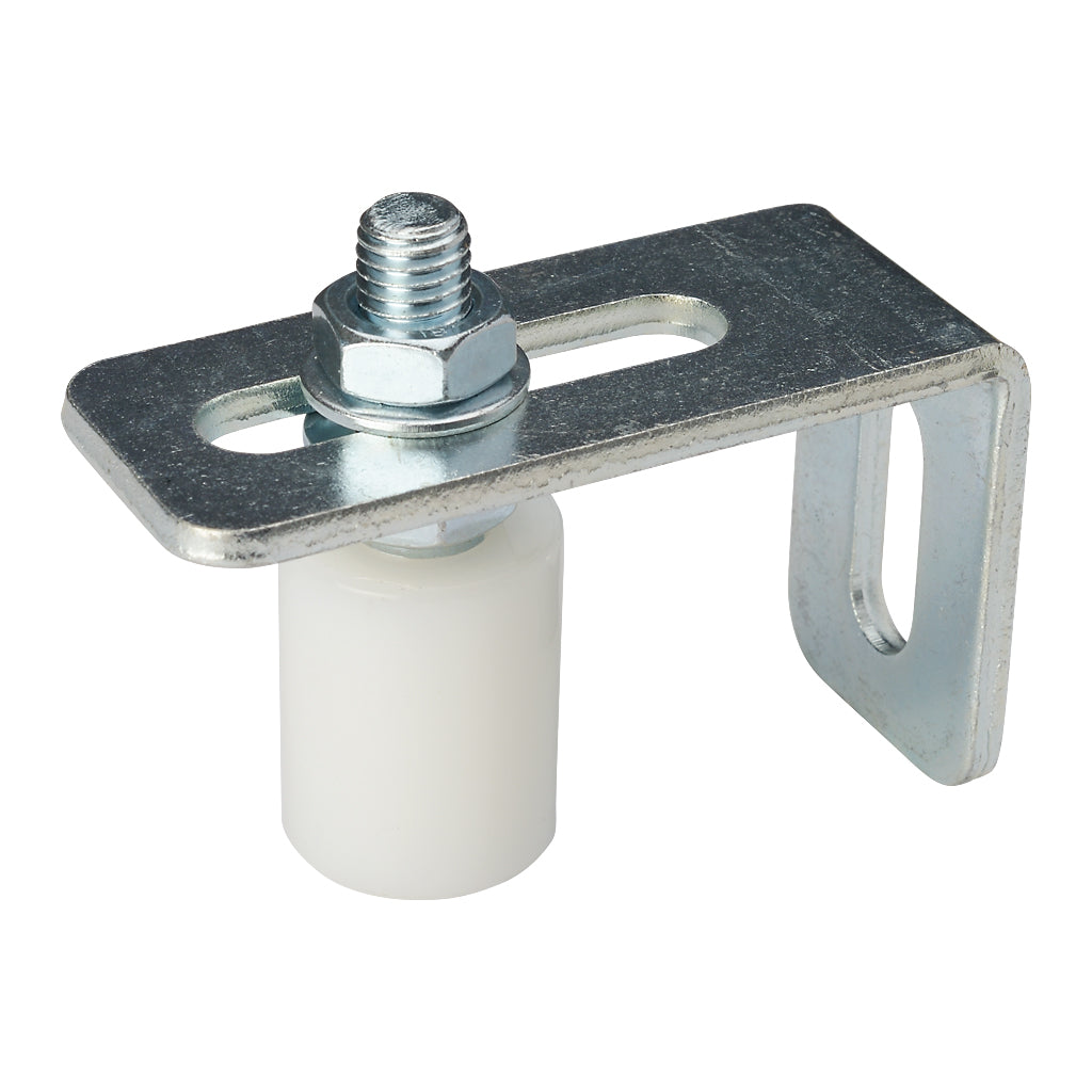 Guide Bracket With Single Nylon Roller 30mm Diameter
