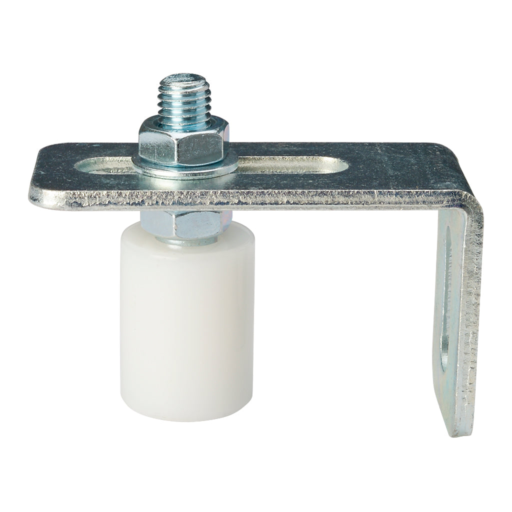 Guide Bracket With Single Nylon Roller 30mm Diameter