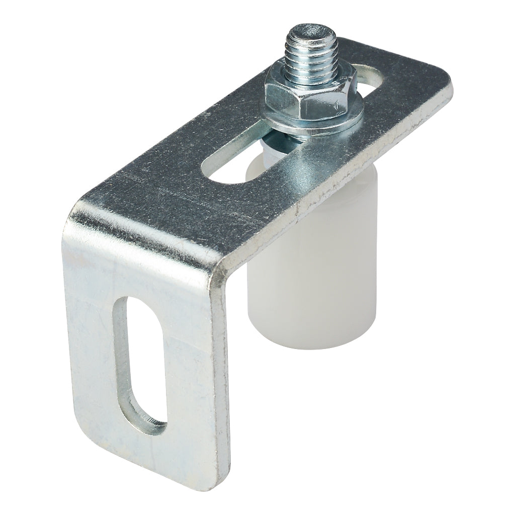 Guide Bracket With Single Nylon Roller 30mm Diameter