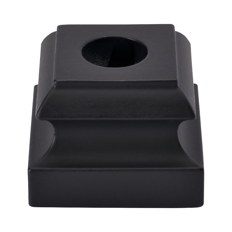 Aluminium Baluster Bracket On Level For 12.5mm Diameter Round Black