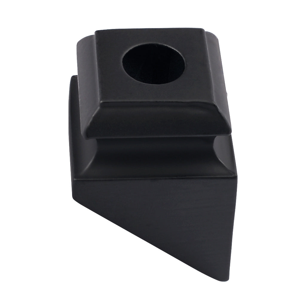 Aluminium Baluster Bracket On Rake For 12.5mm Diameter Round Black