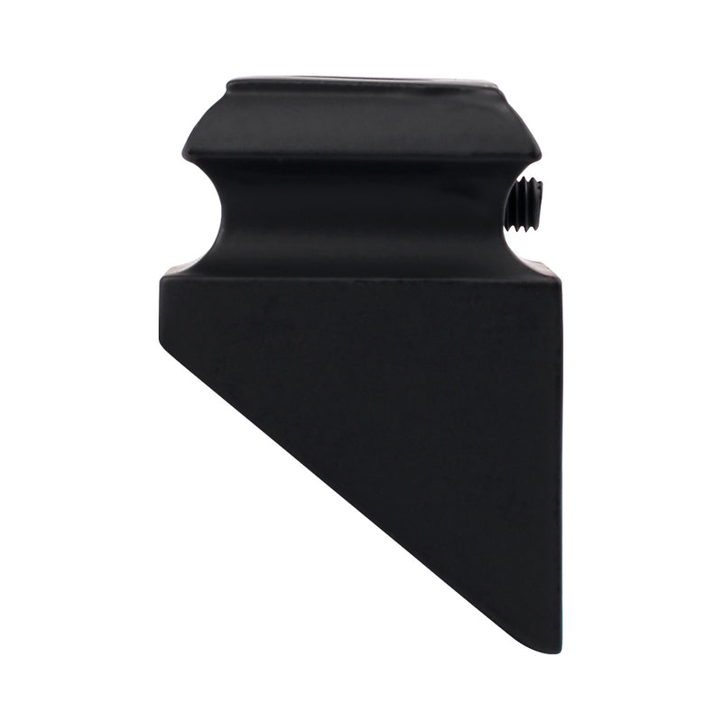 Aluminium Baluster Bracket On Rake For 12.5mm Diameter Round Black