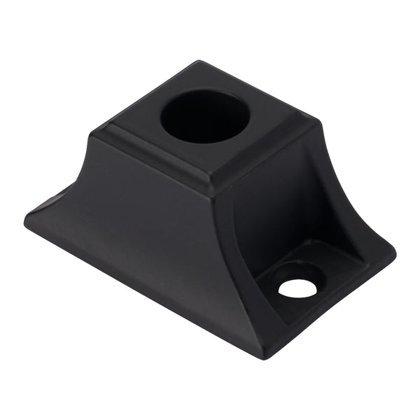 Aluminium Baluster Bracket On Level For 12.5mm Diameter Round Black