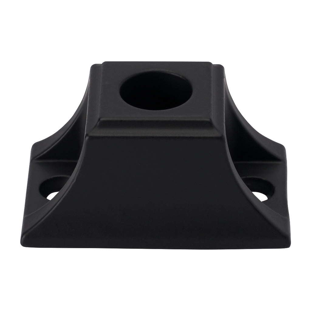 Aluminium Baluster Bracket On Level For 12.5mm Diameter Round Black