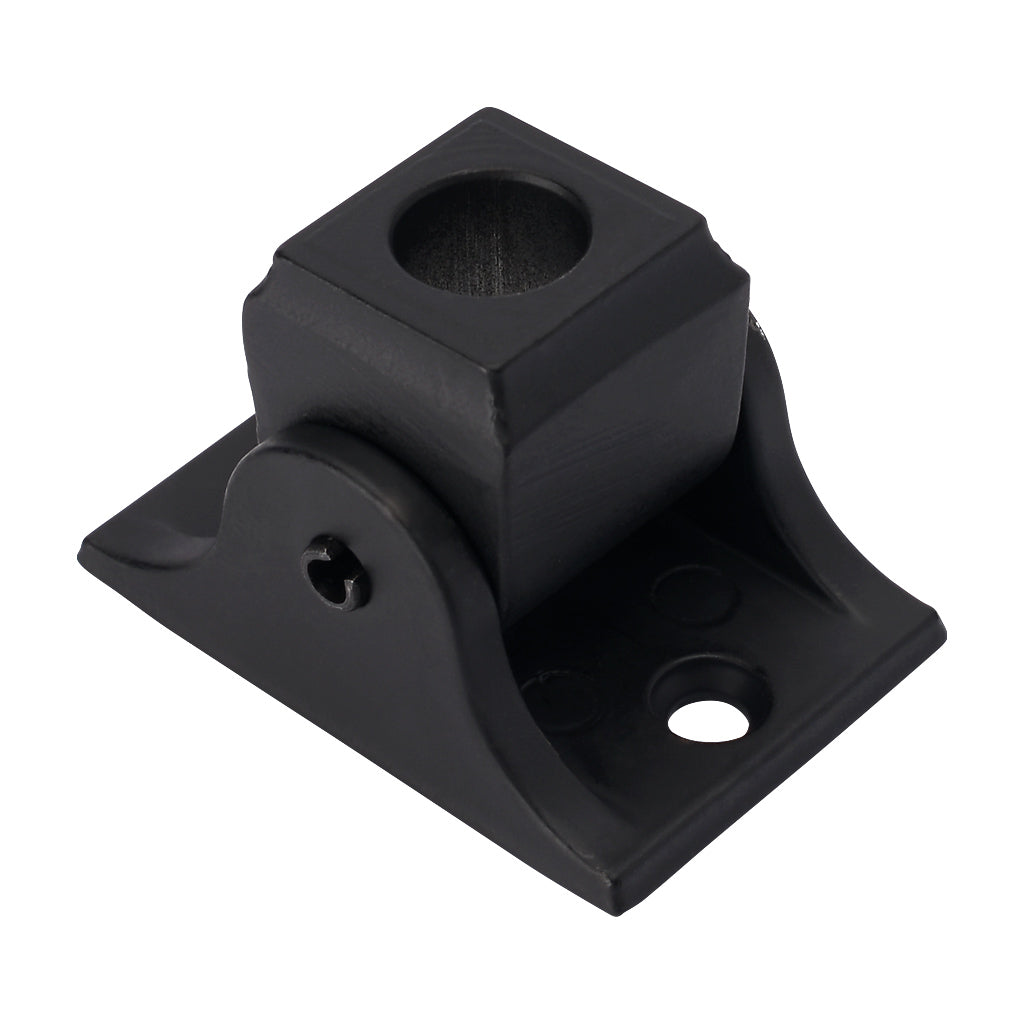 Adjustable Aluminium Baluster Bracket For 12.5mm Diameter Round Black