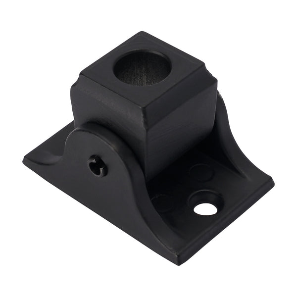 Adjustable Aluminium Baluster Bracket For 12.5mm Diameter Round Black