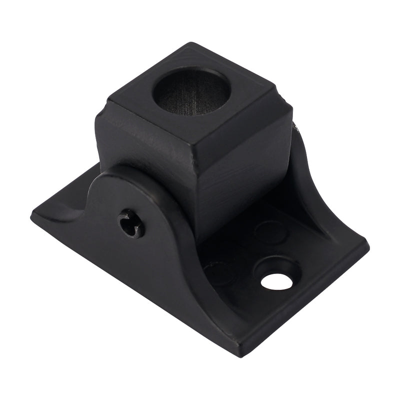 Adjustable Aluminium Baluster Bracket For 12.5mm Diameter Round Black