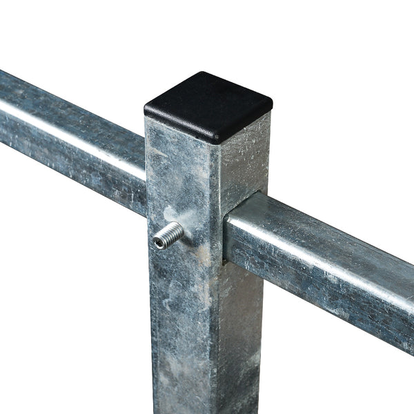 Galvanised Post 40x40x2.5mm To Take 25mm Square Handrail