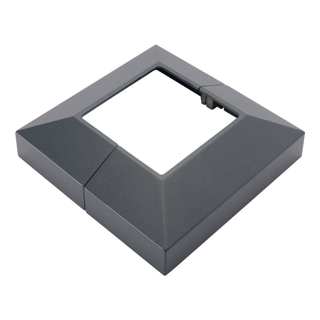 Aluminium Fence Post Base Cover Anthracite Grey