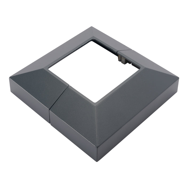 Aluminium Fence Post Base Cover Anthracite Grey