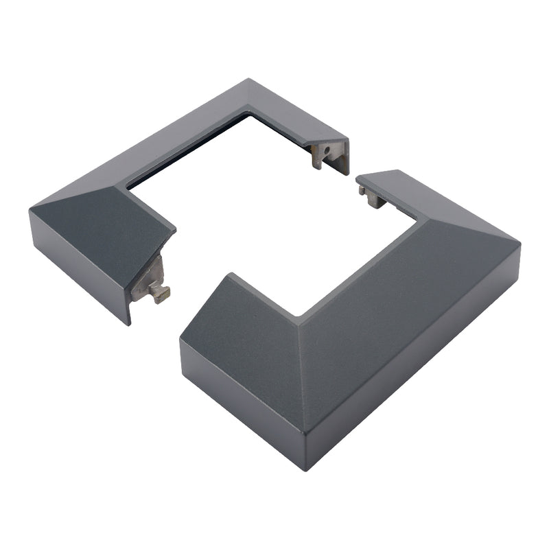 Aluminium Fence Post Base Cover Anthracite Grey
