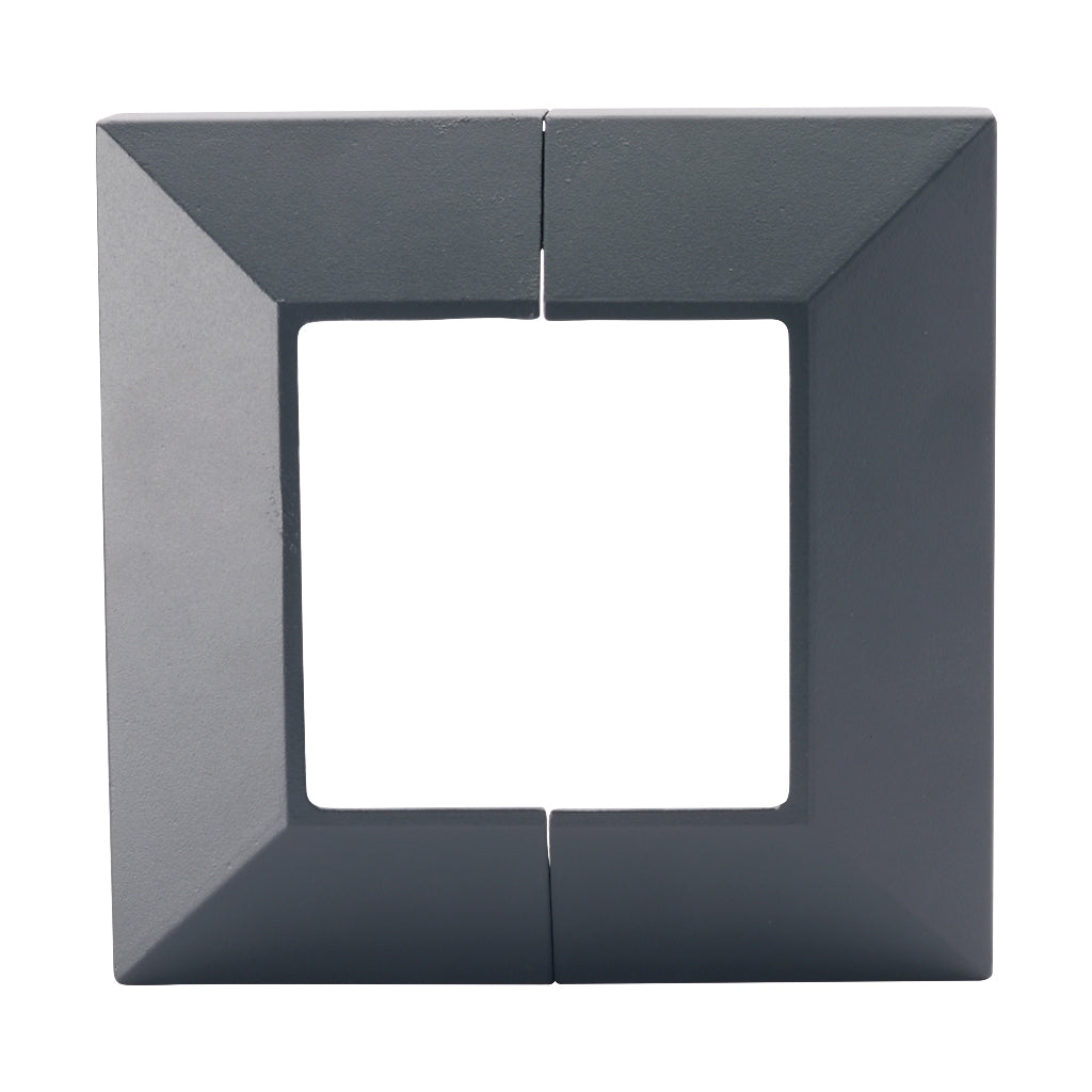 Aluminium Fence Post Base Cover Anthracite Grey