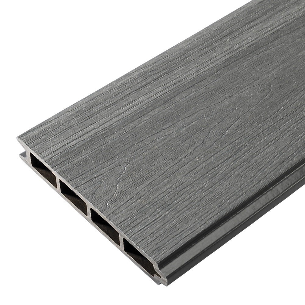 NewTechWood Ultrashield UH57 2m Composite Gate Board Embossed Light Grey