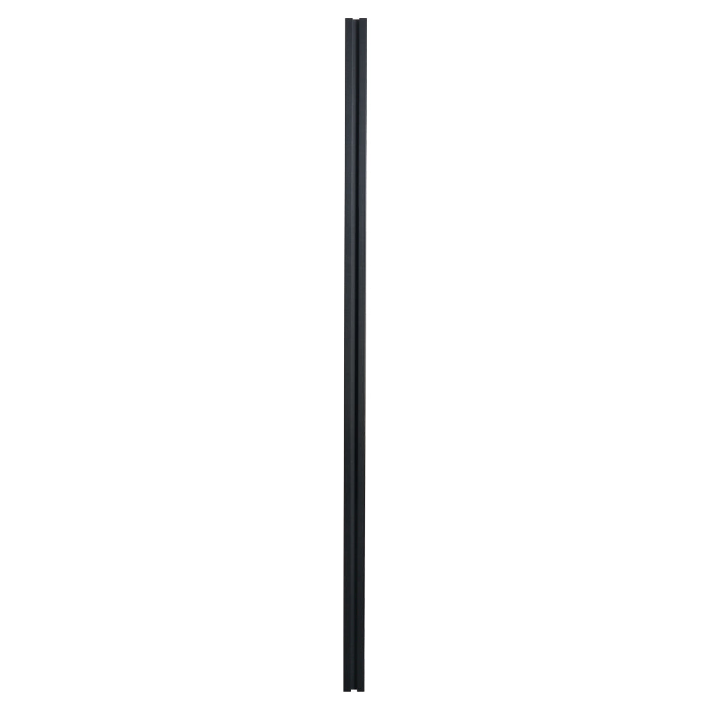 Aluminium Fence Post To Suit Composite Gate Boards 2350mm Black