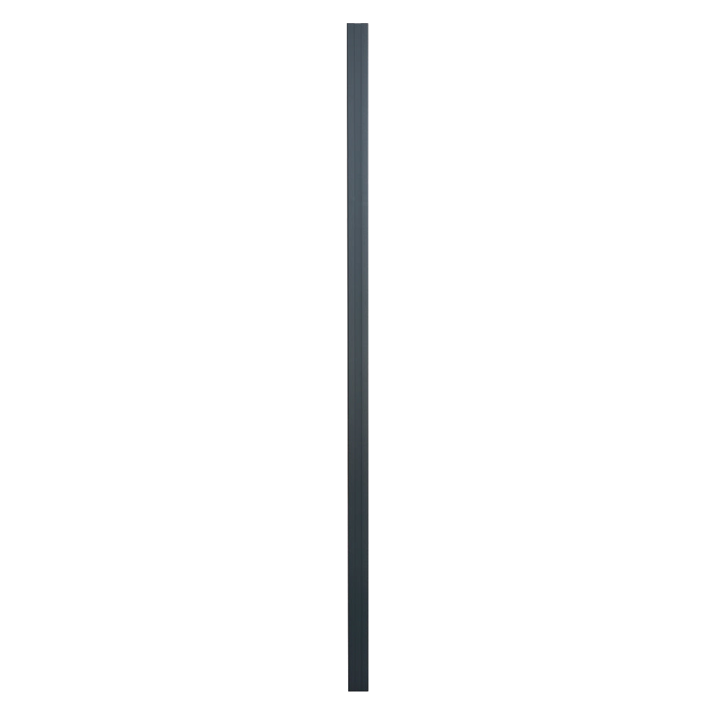 Aluminium Fence Post To Suit Composite Gate Boards 2350mm Anthracite Grey