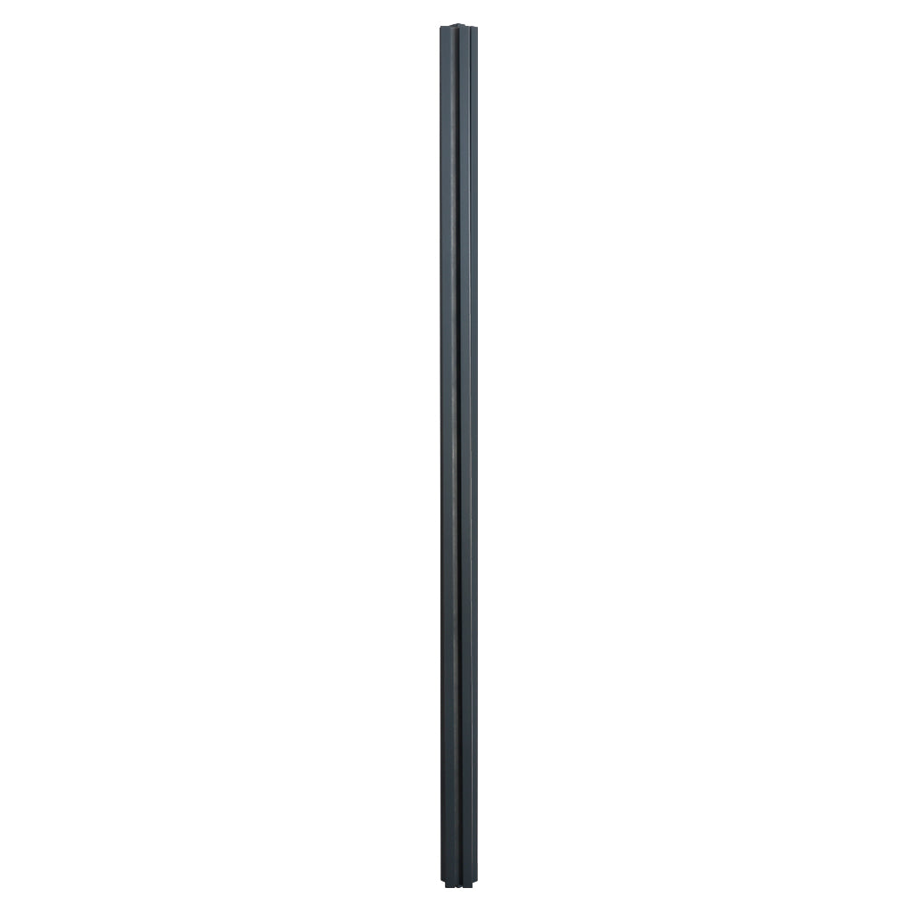 Aluminium Fence Post To Suit Composite Gate Boards 2350mm Anthracite Grey