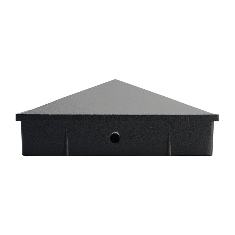 Aluminium Fence Post Cap Black