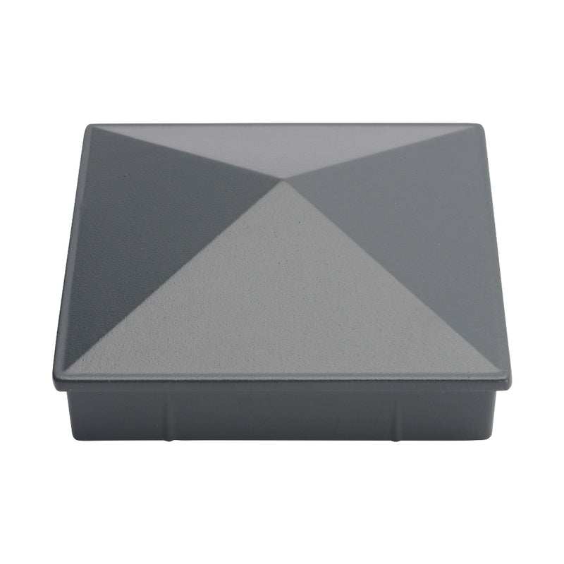 Aluminium Fence Post Cap Anthracite Grey