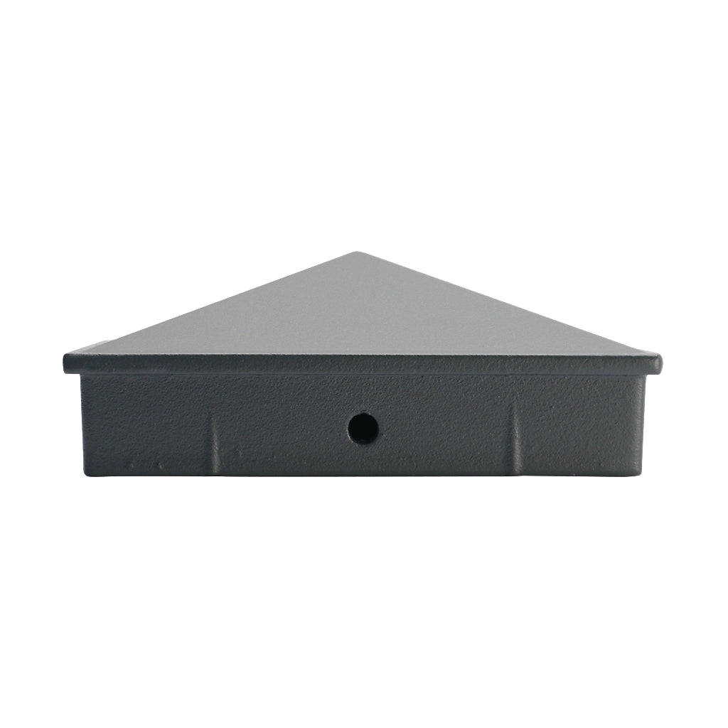 Aluminium Fence Post Cap Anthracite Grey