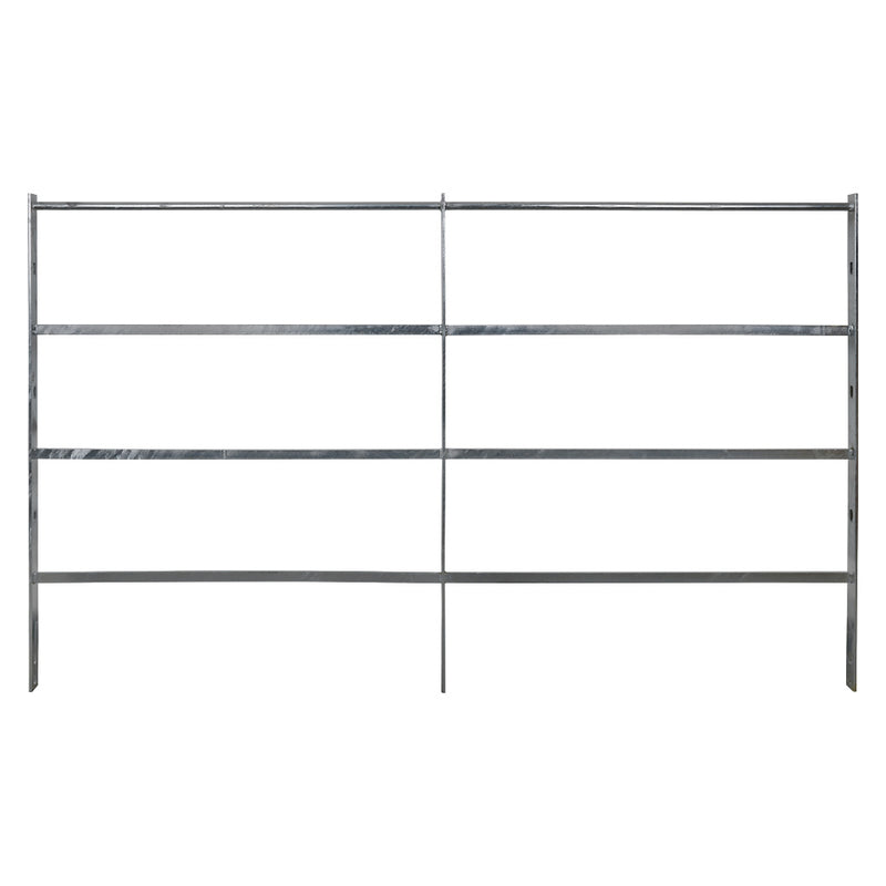 Estate Fencing Galvanised Panel 2000mm Wide With 25x8mm Flat Bars