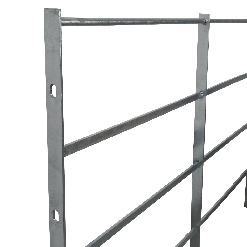 Estate Fencing Galvanised Panel 2000mm Wide With 25x8mm Flat Bars